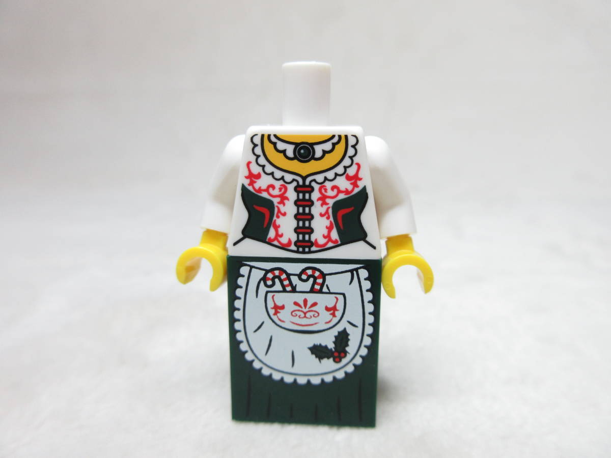 LEGO★127 正規品 ドレス スカート ミニフィグ ボディ 同梱可 レゴ シティ ウィンター ビレッジ マーケット クリスマス ローズ サンタ_画像2