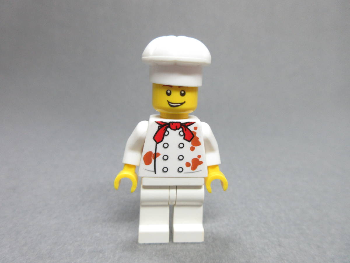 LEGO★354 正規品 新プリント コックさん ミニフィグ 同梱可能 レゴ シティ レストラン 食堂 厨房 料理 食べ物 コック 料理人_画像1