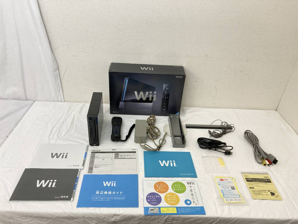 【OM66】(O)Nintendo ニンテンドー Wii 本体 2点セット RVL-001（JPN）WiiU WUP-001 BASIC SET GamePad 任天堂 ゲーム機 ジャンク扱い 中古_画像7