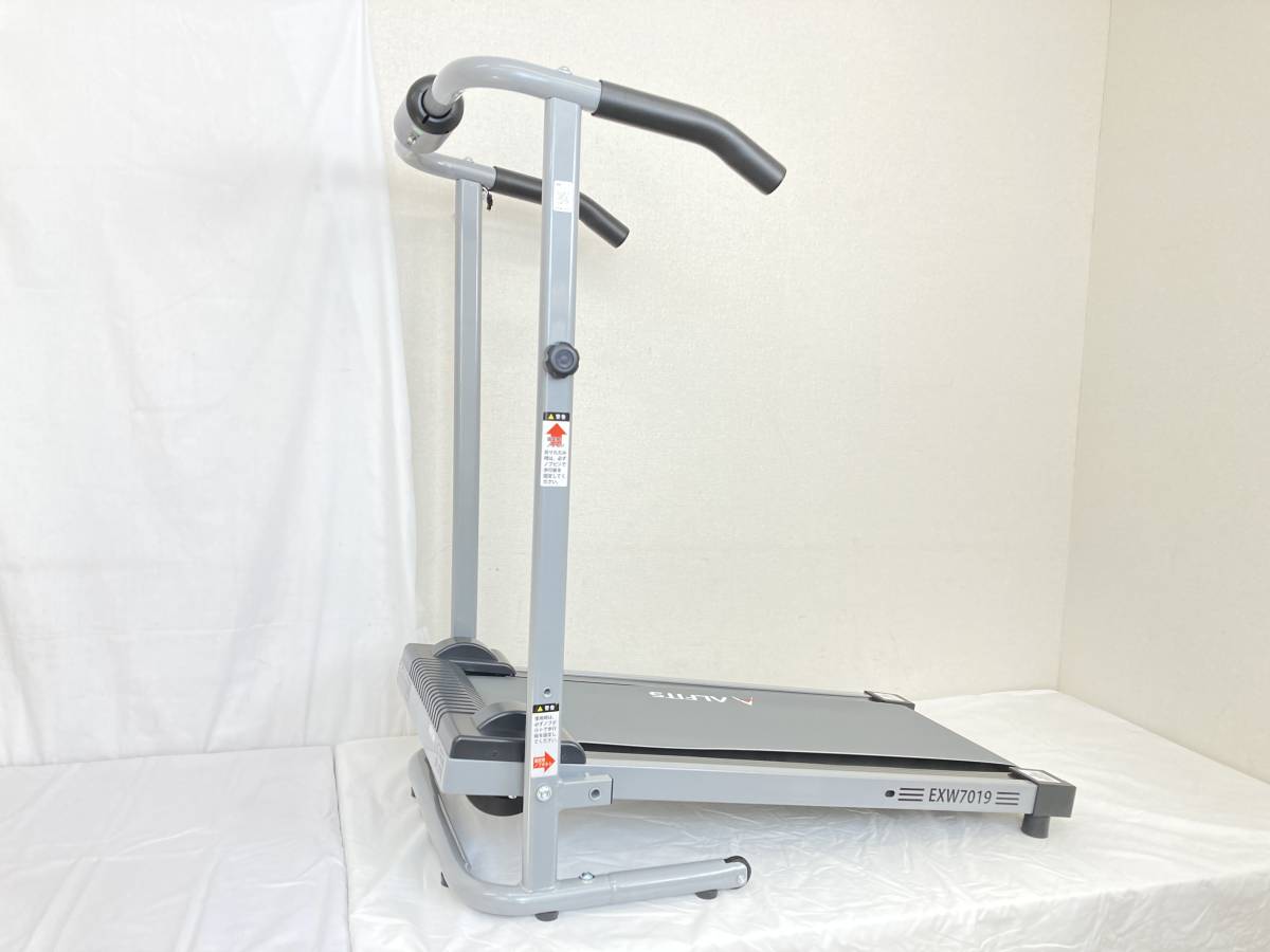 【IE4】(O) ALINCO FITNESS アルインコ 自走式ウォーカー 7019 EXW7019 ウォーキングマシン 折り畳み式 通電動作確認済み 中古現状品_画像1