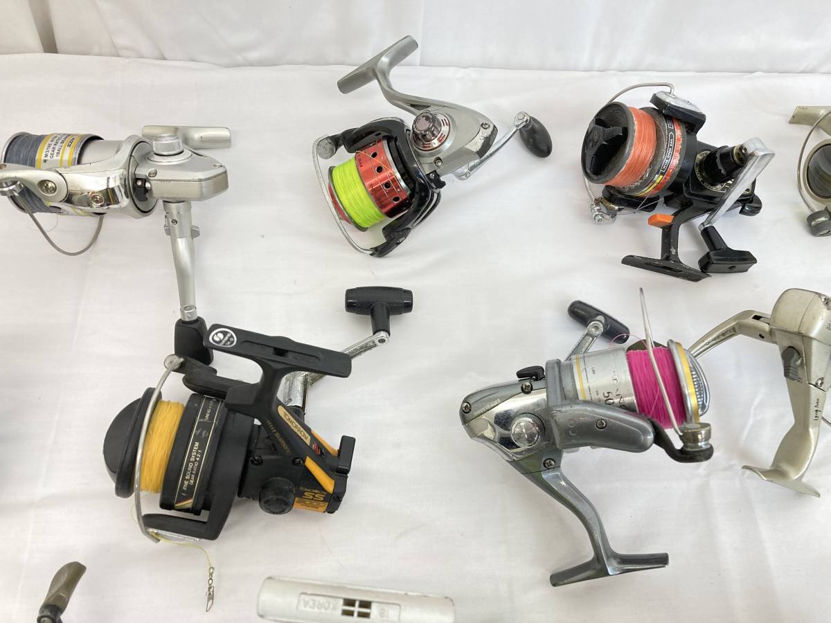 【OM38】(O)釣り具 リール まとめ売り 約26点 スピニングリール ベイトリール DAIWA SHIMANO RYOBI ダイワ シマノ リョービ ジャンク 中古_画像4