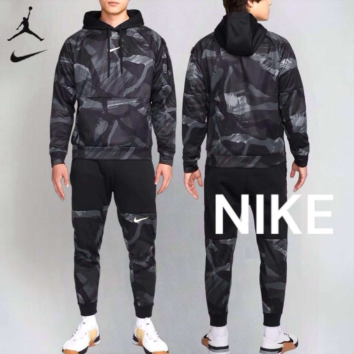 Nike ナイキ カモ柄 迷彩 フーディパーカー スウェットパンツ Nike ナイキ カモ柄 迷彩 フーディパーカー スウェットパンツ