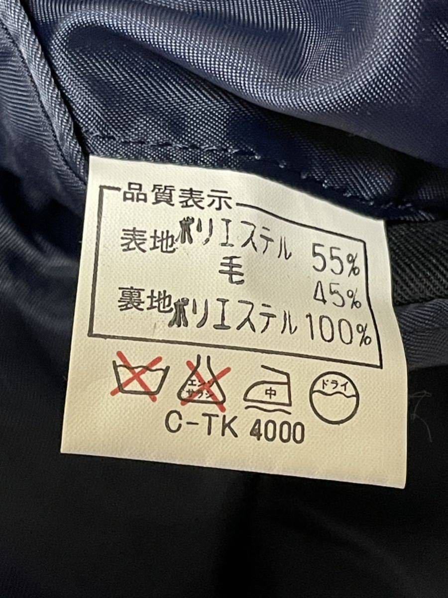 ジャケット☆ウエノイリョー☆ウール45％☆92A1☆着丈71☆肩幅42☆ユースド☆昭和スタイル☆60サイズ☆リメイク☆ブレザー☆紺ブレ_画像5