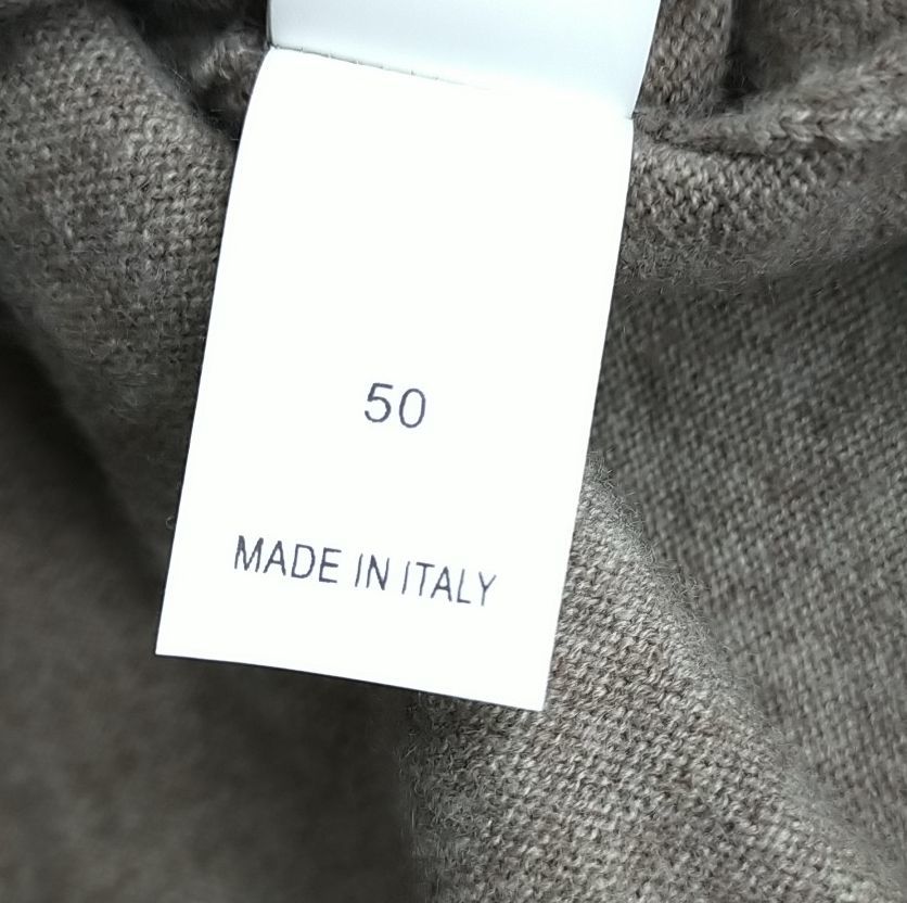 約20万【完全頂点】ブルネロクチネリ　BRUNELLO CUCINELLI　最高級ピュアカシミヤ100％ニット　圧倒的優雅さ　超別格品　メンズ 50　美品_画像9