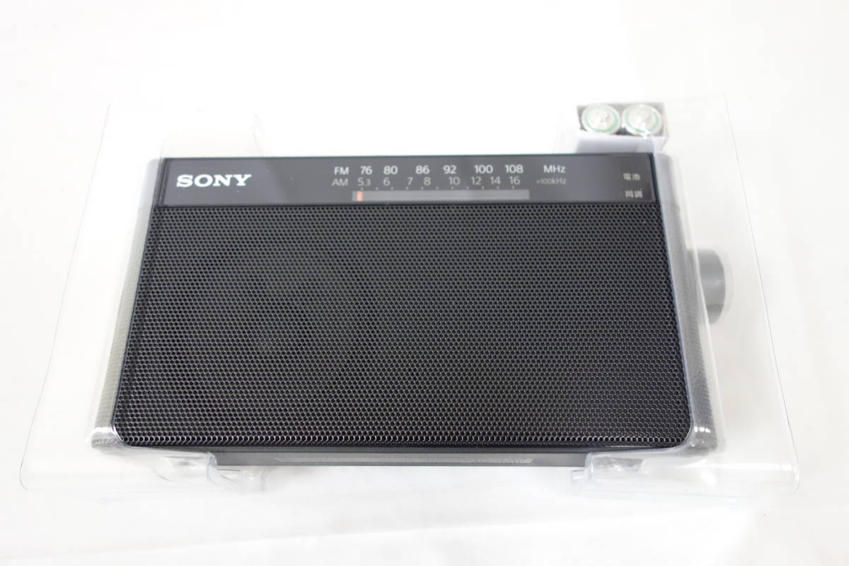 【未使用品】 ソニー SONY AM/FM ラジオ ワイドFM対応 ICF-306 ICF-306/BC_画像3