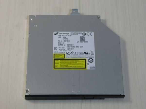 0574★DVDスーパーマルチドライブ DVD-RW 薄型 9.5mm 内蔵型 SATA接続 スリム A576/PX A576/P A576/N* A577/S* A577/T*の画像1