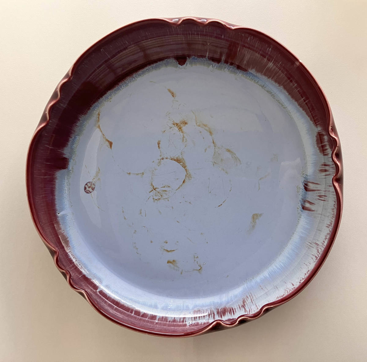 花器 陶器 皿 花皿 剣山 生花 花形 アンティーク 工芸 伝統の画像2