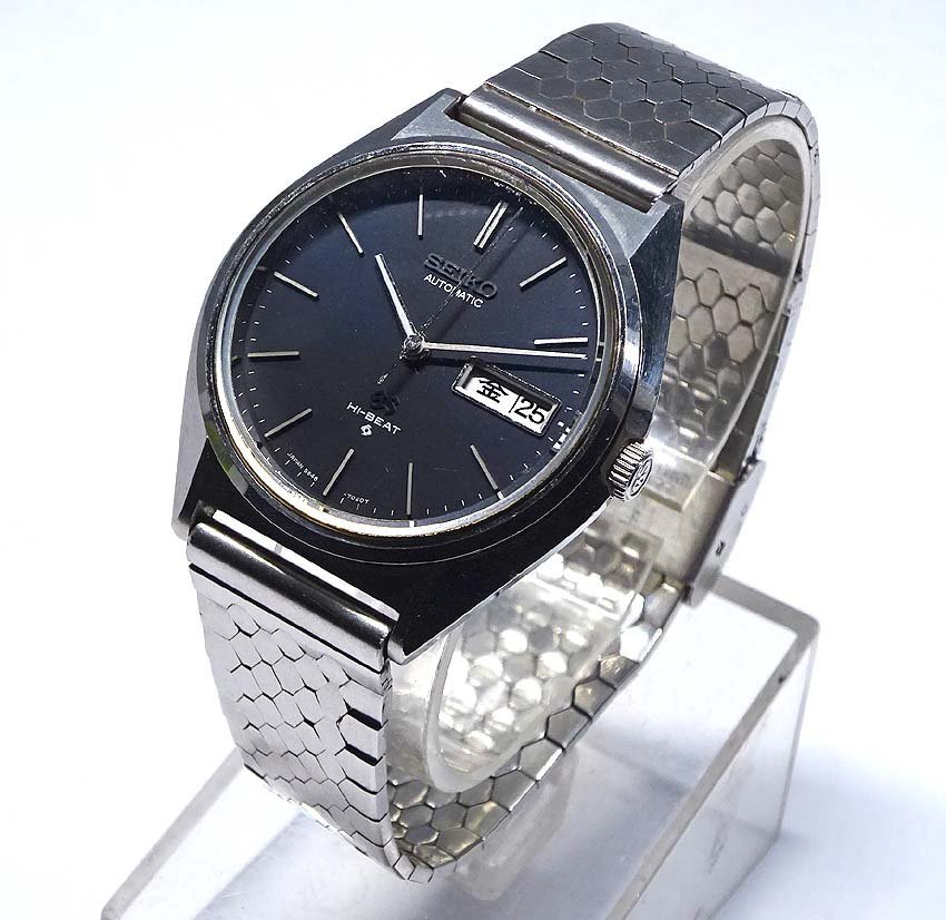 緑屋s■ SEIKO　グランドセイコー　GS　自動巻き　ハイビート　5646-7010　動作品 デイトジャンク　hg/1-192/5-3#60_画像2