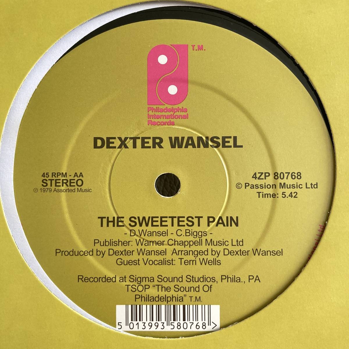 Dexter Wansel - Life On Mars / The Sweetest Pain 12 INCH_画像2