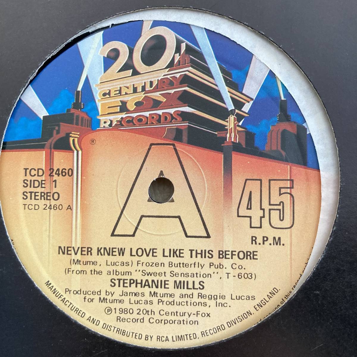 Stephanie Mills - Never Knew Love Like This Before 12 INCH_画像2