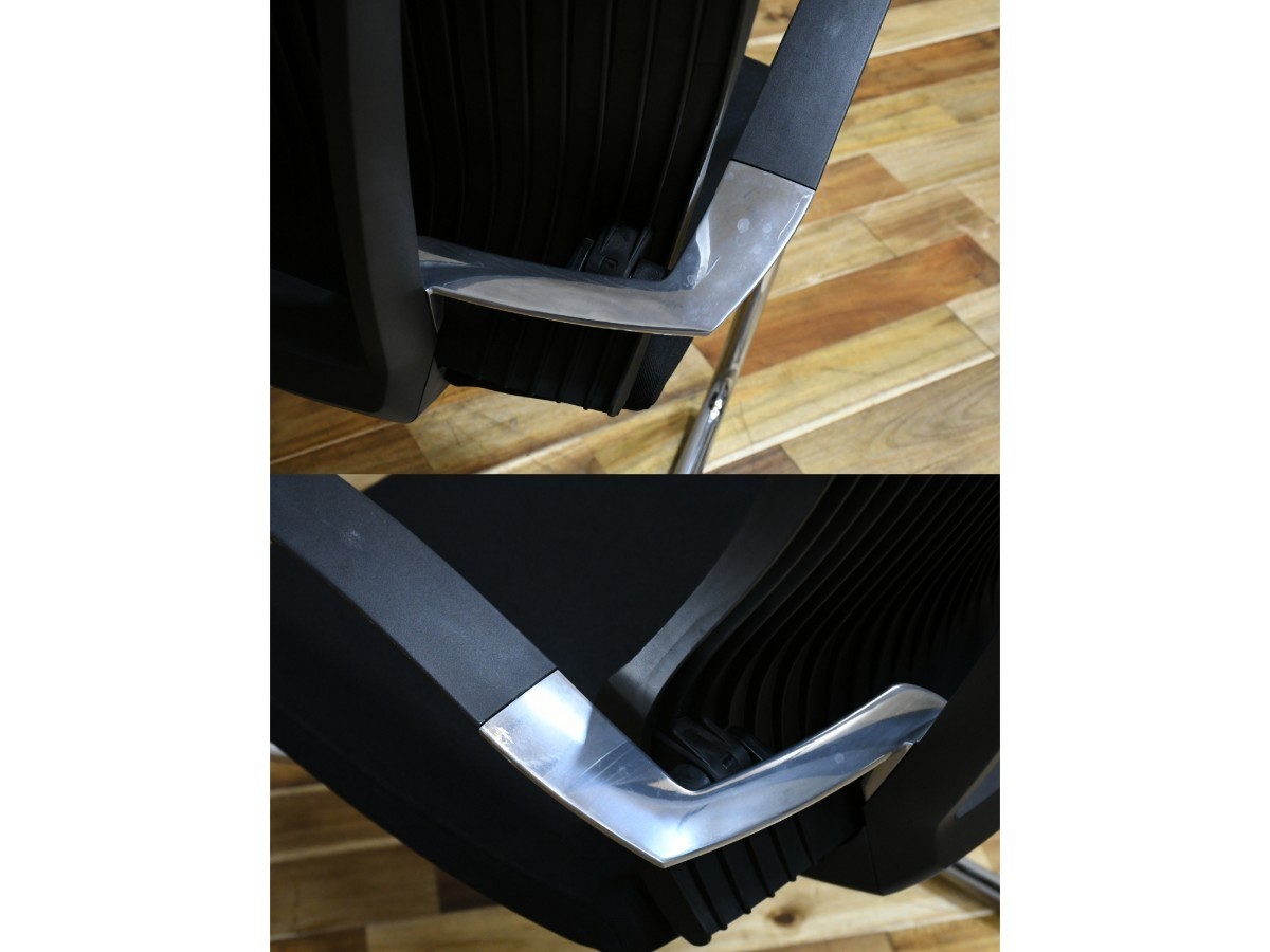 PB3LK97c イトーキ ITOKI スピーナチェア Spina オフィスチェア ミーティングチェア 11万 背エラストマー カンチレバー 事務椅子 の画像8