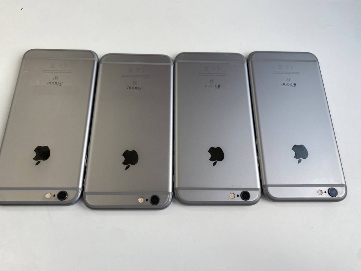 【SIMフリー】4台セット iPhone6s 32G 　スペースグレイ　ソフトバンク○　バッテリー100% アクティベーションロックなし　本体のみ　中古_画像9
