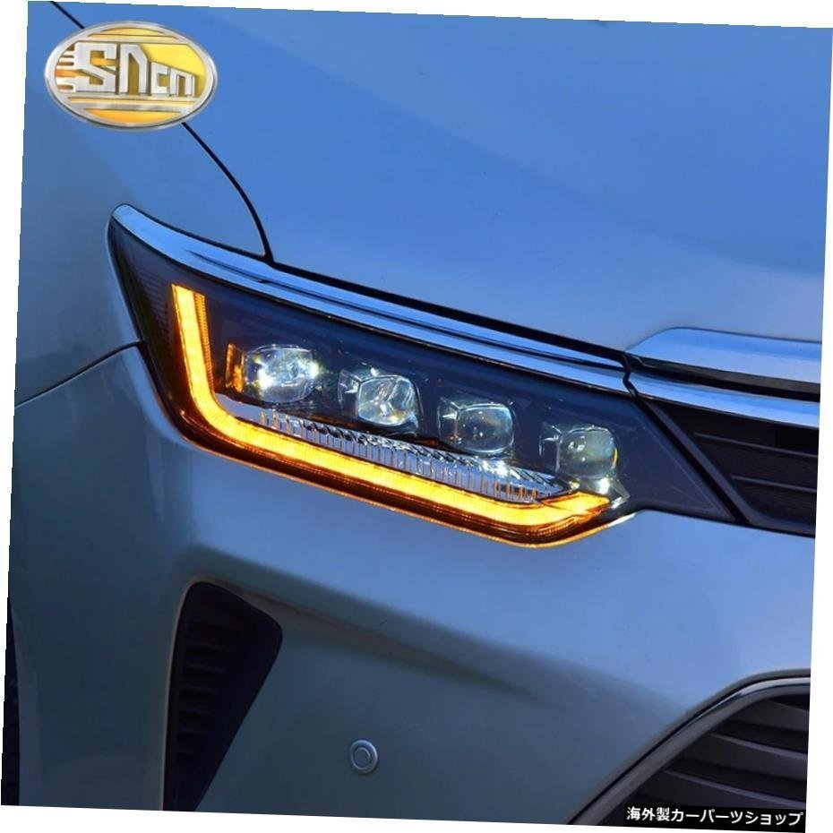 トヨタカムリ2015-2018ヘッドライトLEDDRLデイタイムランニングライトターンシグナルヘッドランプアクセサリー Car Styling Head Light fo_画像1