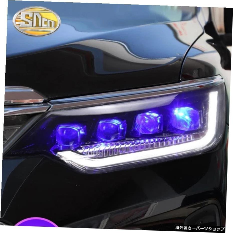 トヨタカムリ2015-2018ヘッドライトLEDDRLデイタイムランニングライトターンシグナルヘッドランプアクセサリー Car Styling Head Light fo_画像2