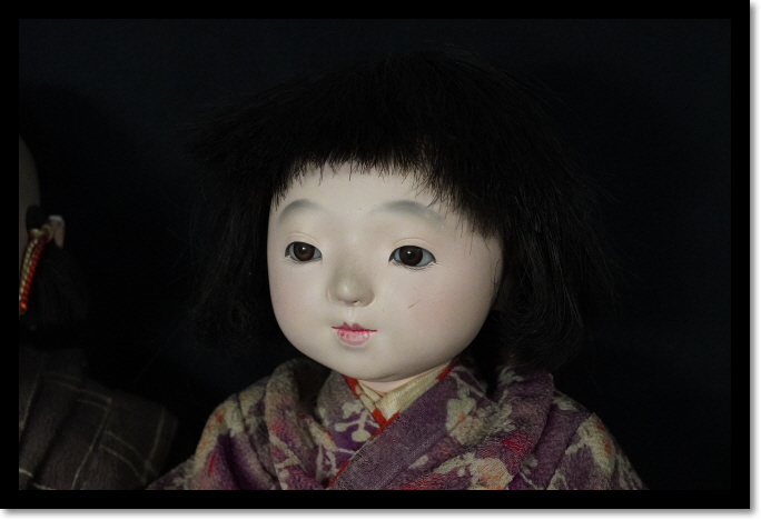 小さな市松人形　女の子　男の子　久山　日本人形　節句　おひな様　和骨董　市松人形_画像3