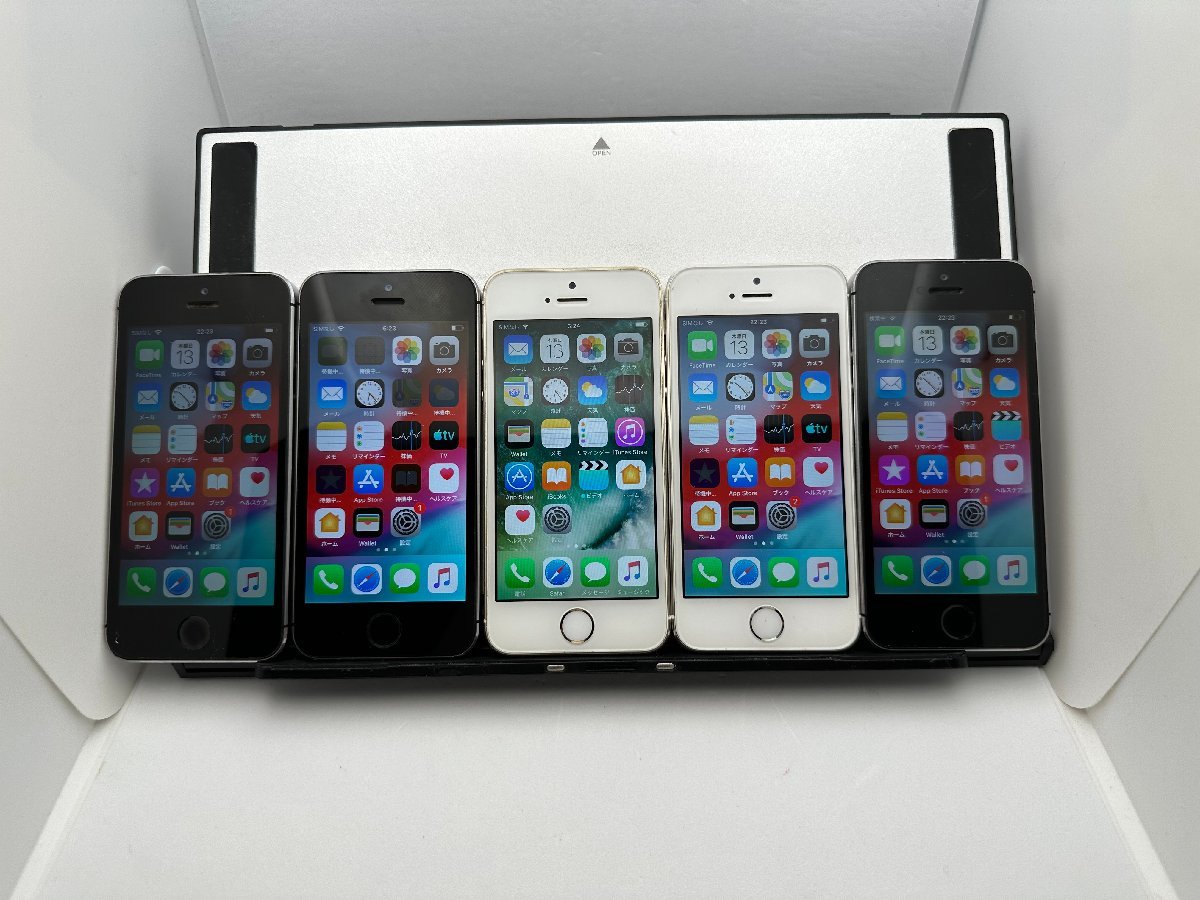 中古・ジャンク】まとめ売り5台 液晶浮き 他 Apple iPhone 5s NW