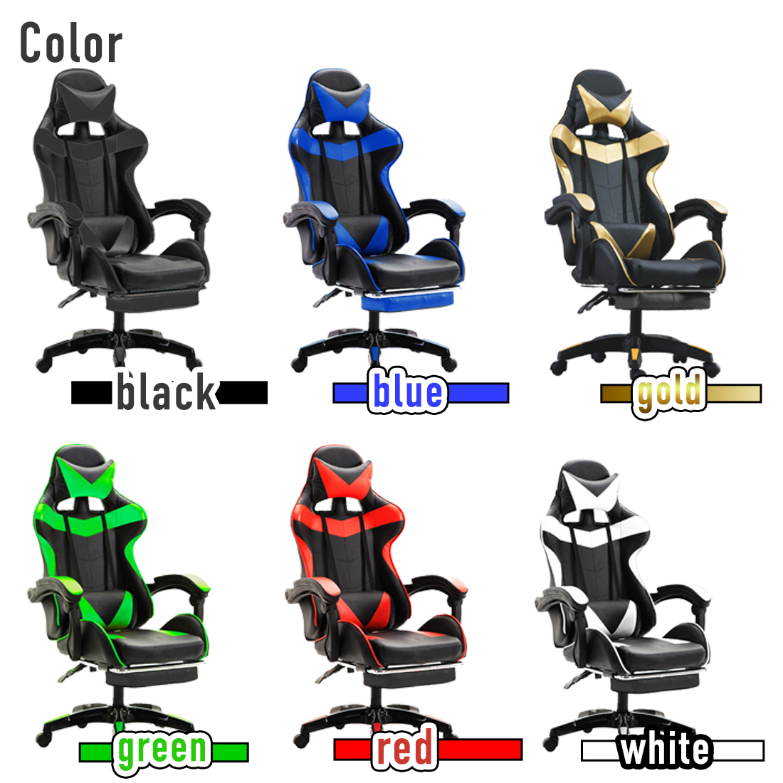 Yahoo!オークション ゲーミングチェア リクライニングチェア オフィ...