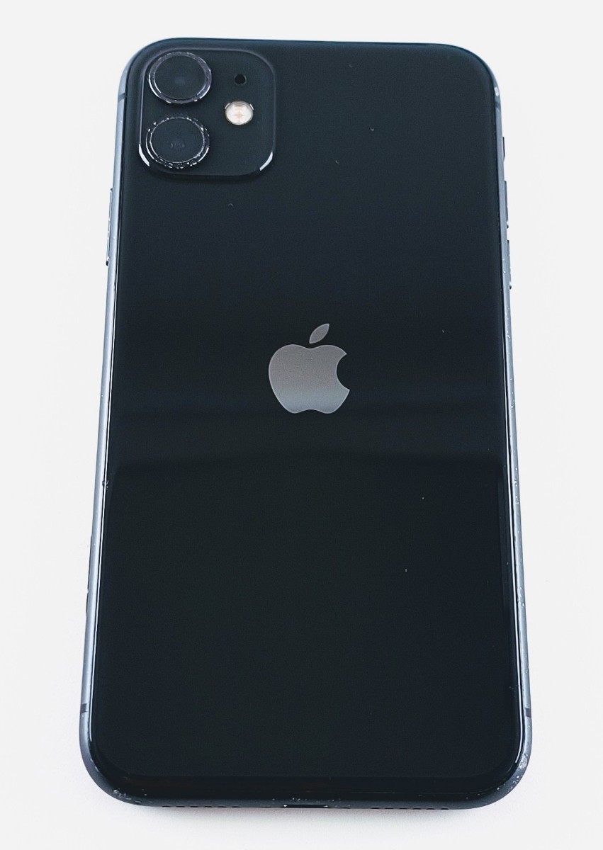 Apple iPhone 11 64GB ブラック SIMフリー ※ジャンク ※画面割れあり 傷