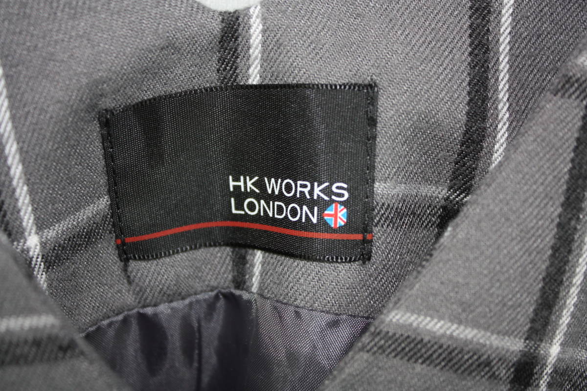 HK WORKS LONDON　袖なしワンピース　同じもの２枚セット　グレーチェック　Ｍサイズ_画像5