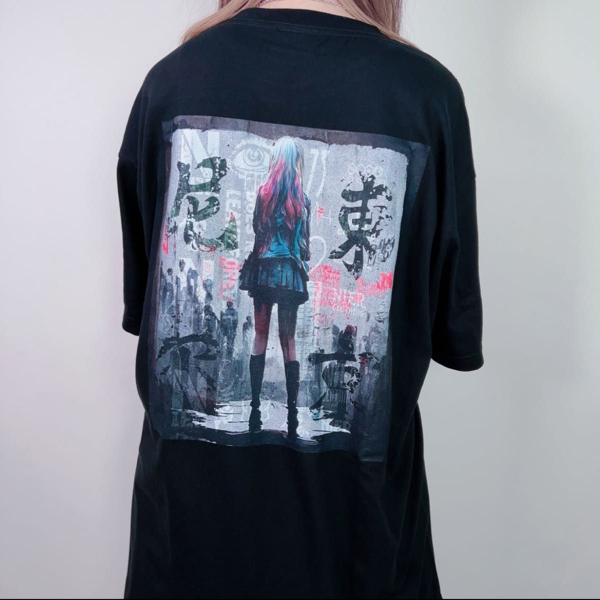 NIER CLOTHING ニーアクロージング バック グラフィック カットソー XL