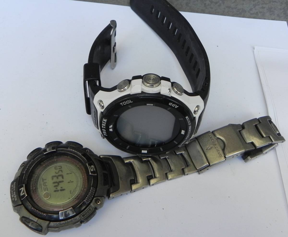 中古　＊ CASIO 　　PROTEK　２点　　（ジャンク扱い）：　WA-８_画像8