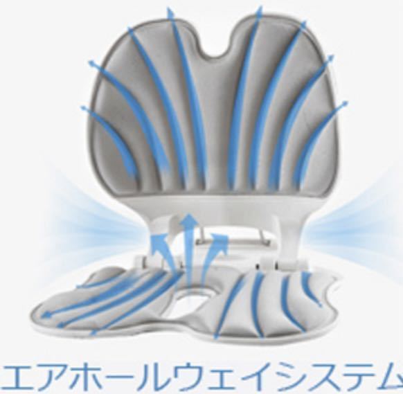 2A01d0M 2点セット姿勢矯正クッション オフィスチェア 座椅子 座布団 バランスチェア 骨盤矯正チェア 姿勢サポートチェア 折り畳み収納可能_画像9