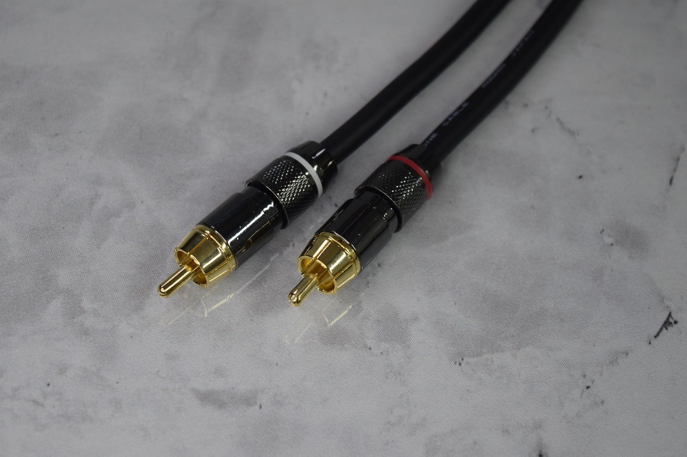 □□ mogami 2534(BK)＋RCA Gp_plug（OMC1a）/0.95m×2本_画像4