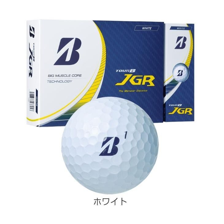 ブリヂストンゴルフ TOUR B JGR ゴルフボール 1ダース（12球入）ホワイト  2023年モデル