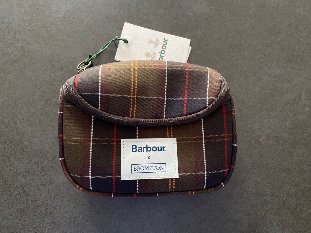 新品未使用〉ブロンプトン×バブアー コラボポーチ Barbour 新品未使用〉ブロンプトン×バブアー コラボポーチ Barbour