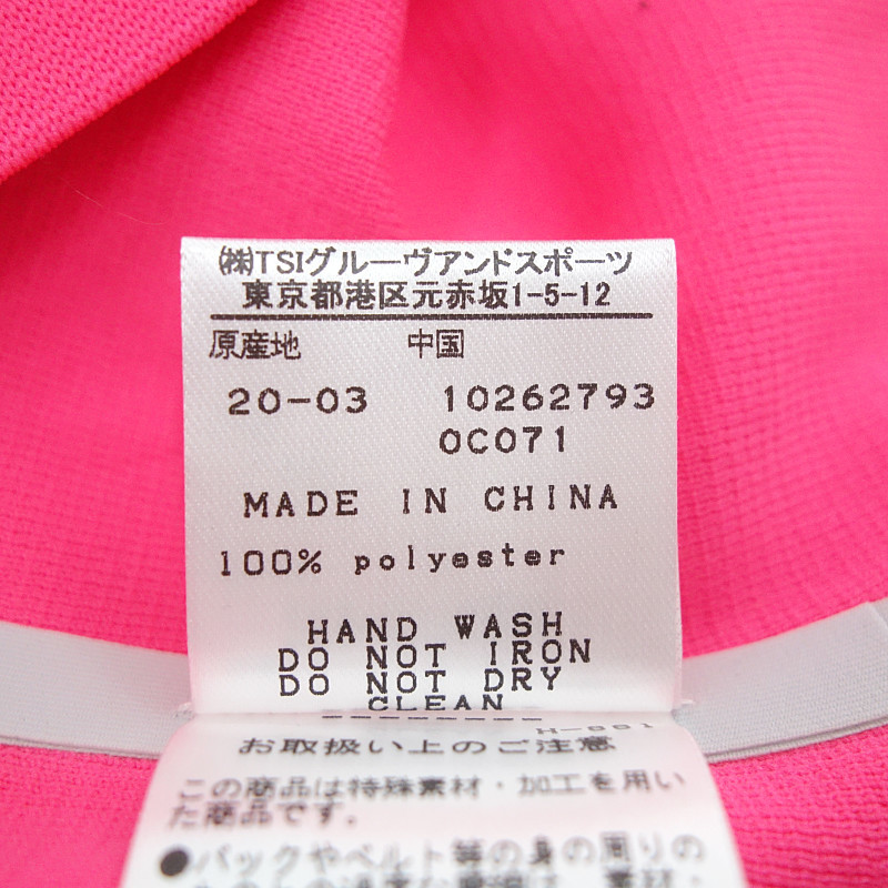 【特別価格】PGG GOLF ゴルフ フィージョン モックネック 半袖 Tシャツ ピンク レディース0_画像5