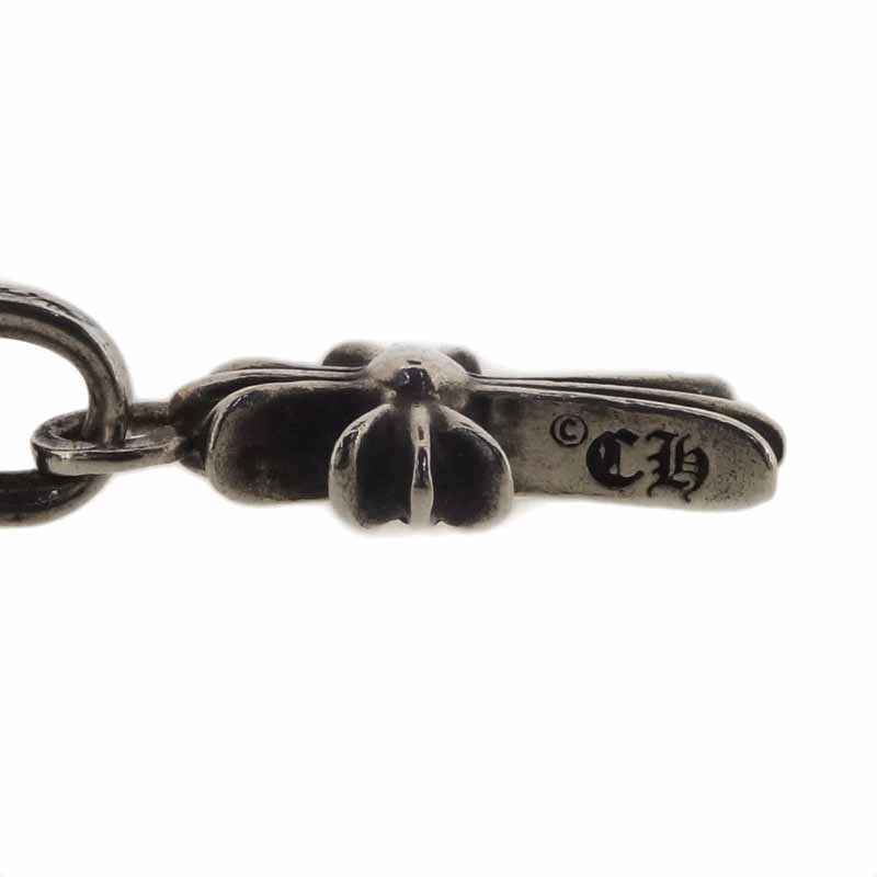 【PRICE DOWN】CHROME HEARTS CRS BBYFAT P/D ベイビーファットクロス パヴェダイヤ チャーム シルバー ユニセックスサイズ表記なし_画像4