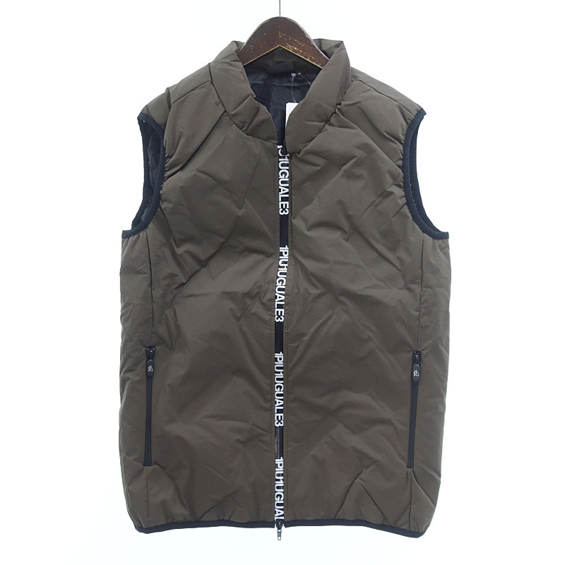 【特別価格】1PIU1UGUALE3 GOLF GRB080 NYN050 DOWN VEST ダウン ベスト ブラウン メンズ6