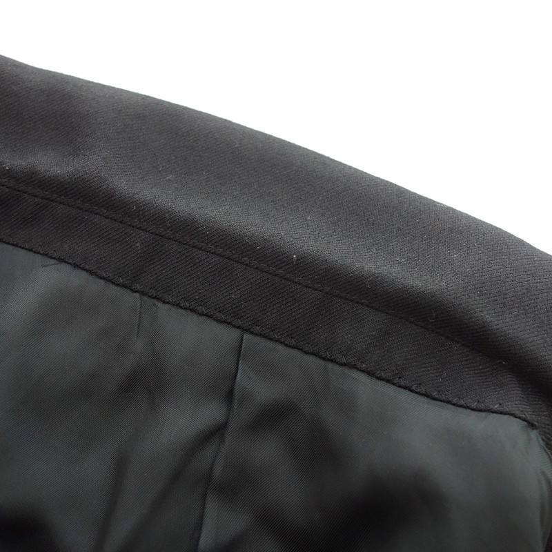【特別価格】MR GENTLEMAN ESSENTIAL ジャケット スラックス スーツ セットアップ ブラック メンズXXL_画像6