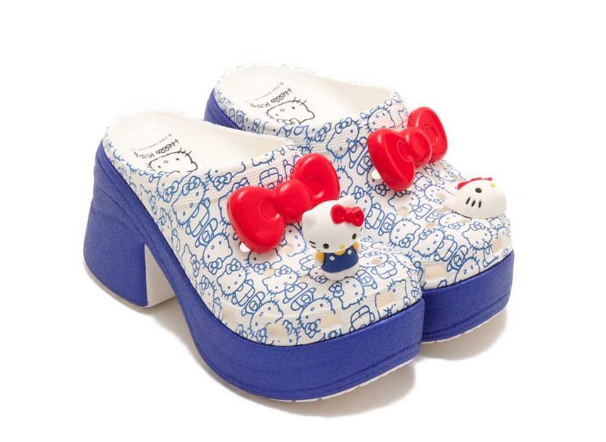 Hello Kitty Crocs Siren Clog "White/Blue/Red" 24cm 209451-100_画像1