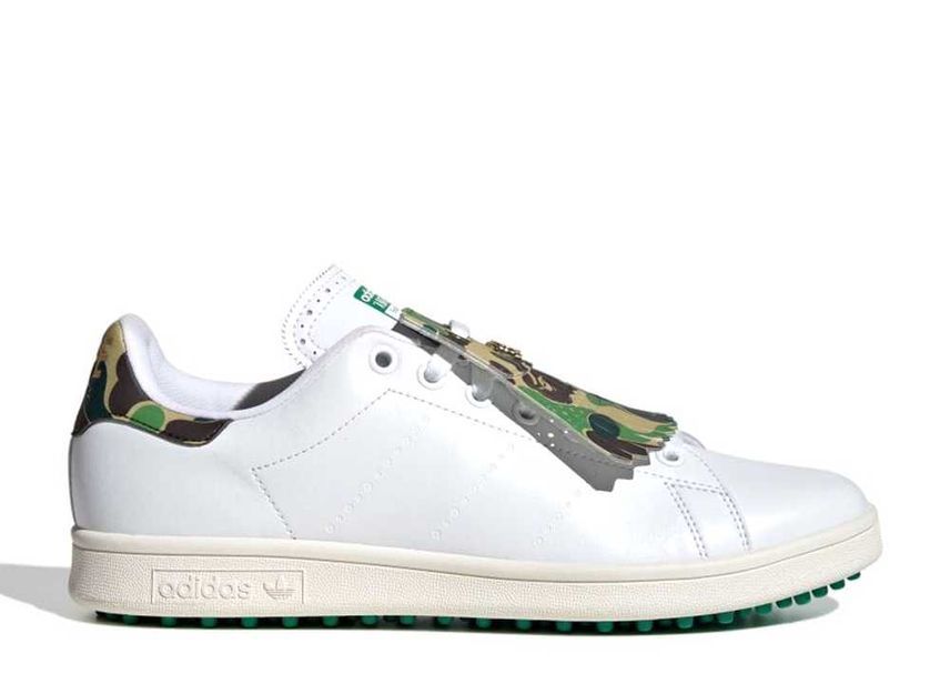 A BATHING APE × adidas Originals Stan Smith Golf "Footwear White/Green" 28.5cm IG5916