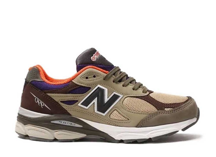 27.0cm New Balance 990V3 "Khaki/Orange" 27cm M990BT3