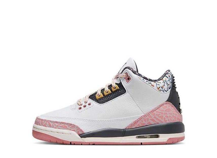 23cm～ Nike GS Air Jordan 3 Retro "White/Pink/Black" 23.5cm 441140-100