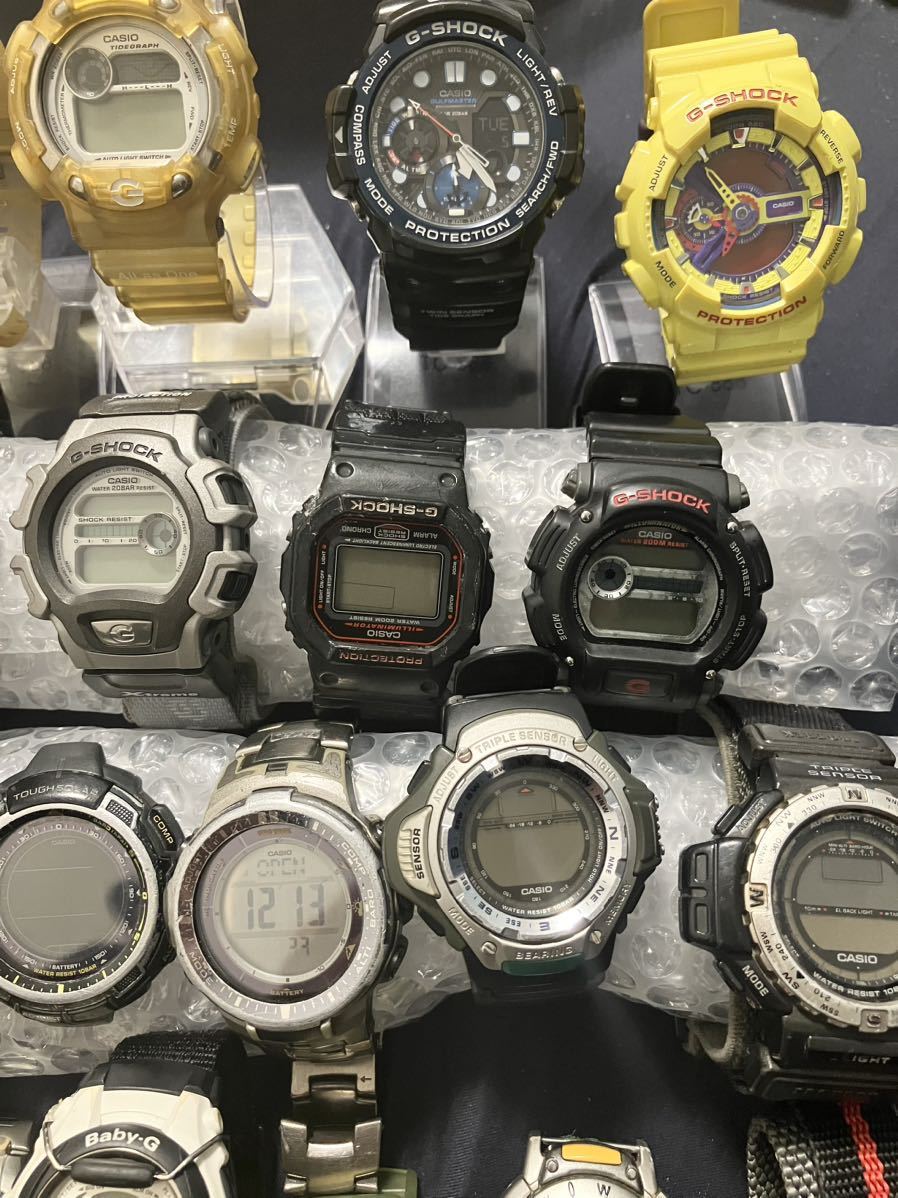 20th ガルフマスター　G-SHOCK CASIO イルカクジラ　pro trek ソーラー　電波　まとめ売り　ジャンク　ジャンクまとめ売り　腕時計 _画像3