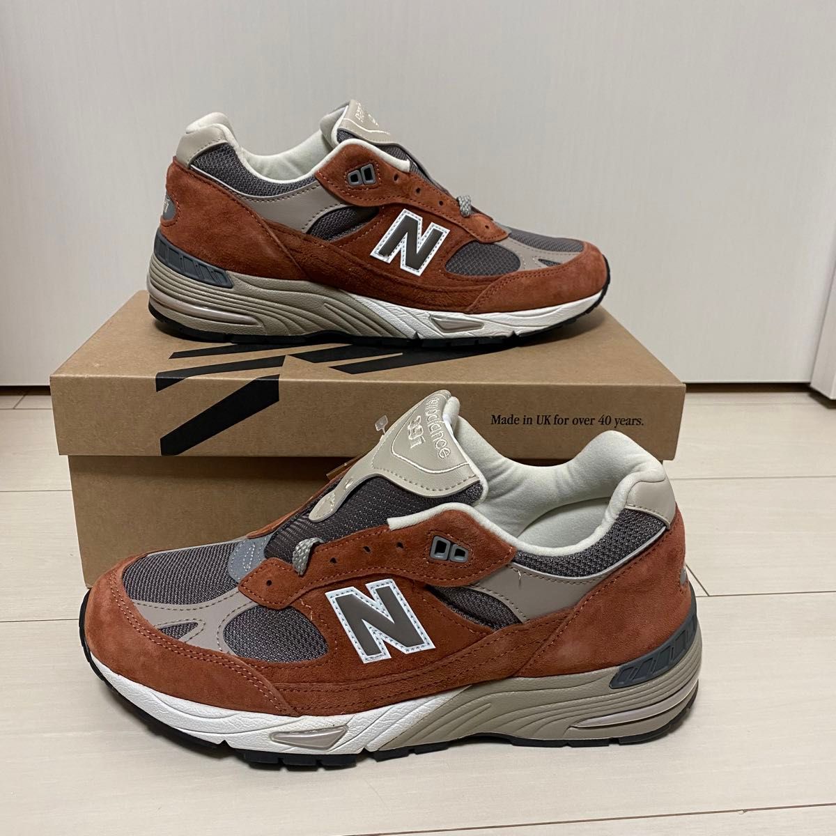 made in UK NEW BALANCE 991 M991PTY 25.5cm