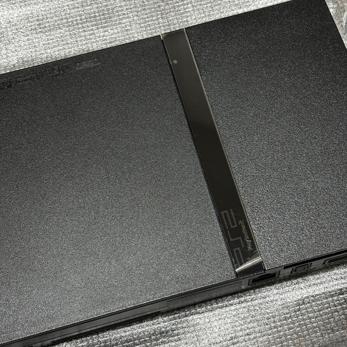 ★ほぼ新品★ SONY PS2 SCPH-70000CB 本体 PlayStation2 ソニー チャコールブラック 薄型 _画像4