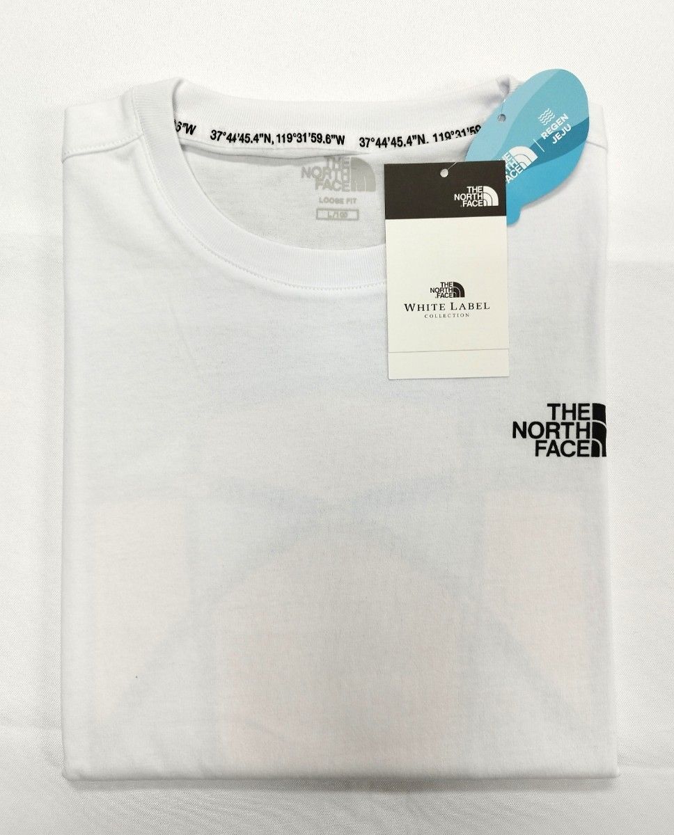大特価！ THE NORTH FACE ノースフェイス Tシャツ 半袖 綿 メンズ レディース 抗菌 ホワイト L K458B