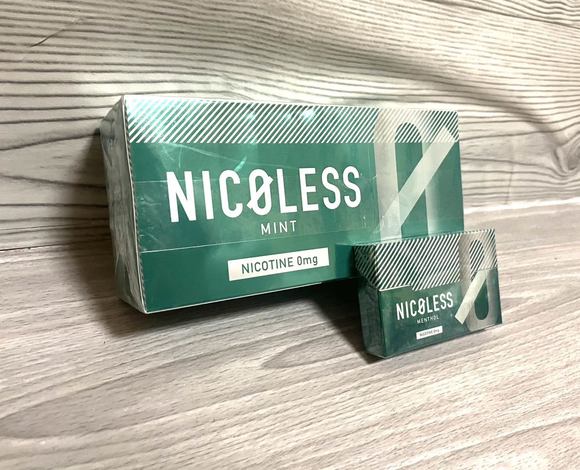 新品 NICOLESS ニコレス ミント 1カートン 20本×10箱 メンソール１箱おまけ付き 電子タバコMENTHOL 合計11箱 送料無料 カートリッジの画像4