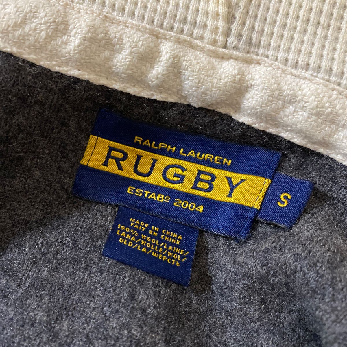 【古着】RALPH LAUREN／RUGBY ☆ウール・パーカー ／Sサイズ ☆ POLO_画像7