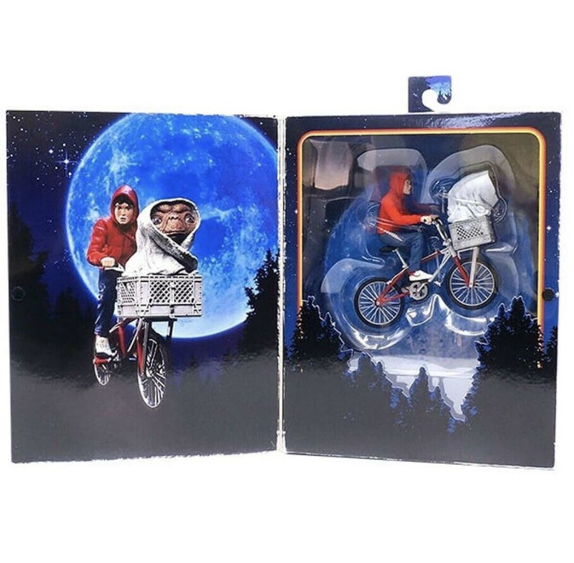 ネカ E.T. 7インチ アクションフィギュア E.T. & エリオット with バイク neca フィギュア 40周年記念 アメリカン雑貨 アメリカ雑貨洋画ET_画像2