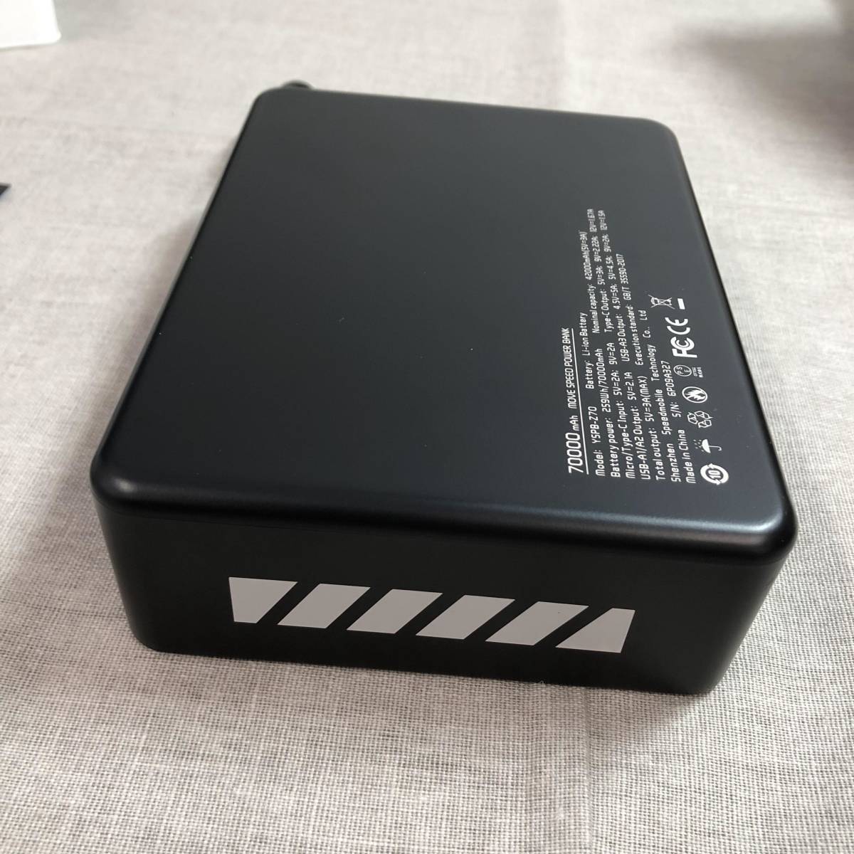 MOVESPEED 70000mAh Power Bank 大容量 モバイルバッテリー PSE認証済み YSPB-Z70_画像8