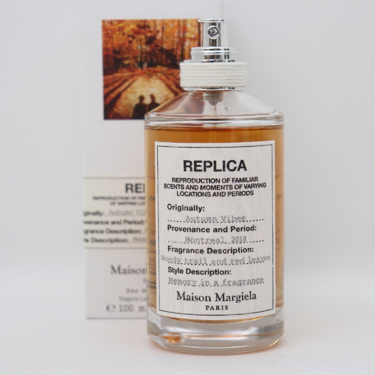 IT0Y92NAI79A 即決 本物 Maison Margiela メゾン マルジェラ レプリカ オードトワレ オータムバイブス EDTSP 100ml 森林の歩道と紅葉の香りの画像1