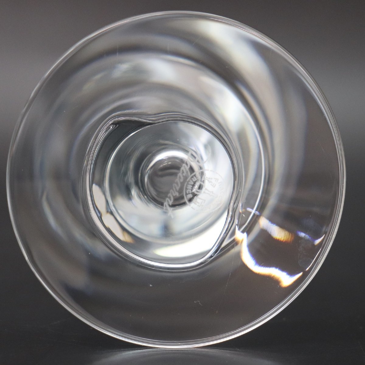 IT7JTOGB9IP6 即決 本物 Baccarat バカラ スパイラル クリスタル 花瓶 フラワーベース ガラス ブランド食器_画像3