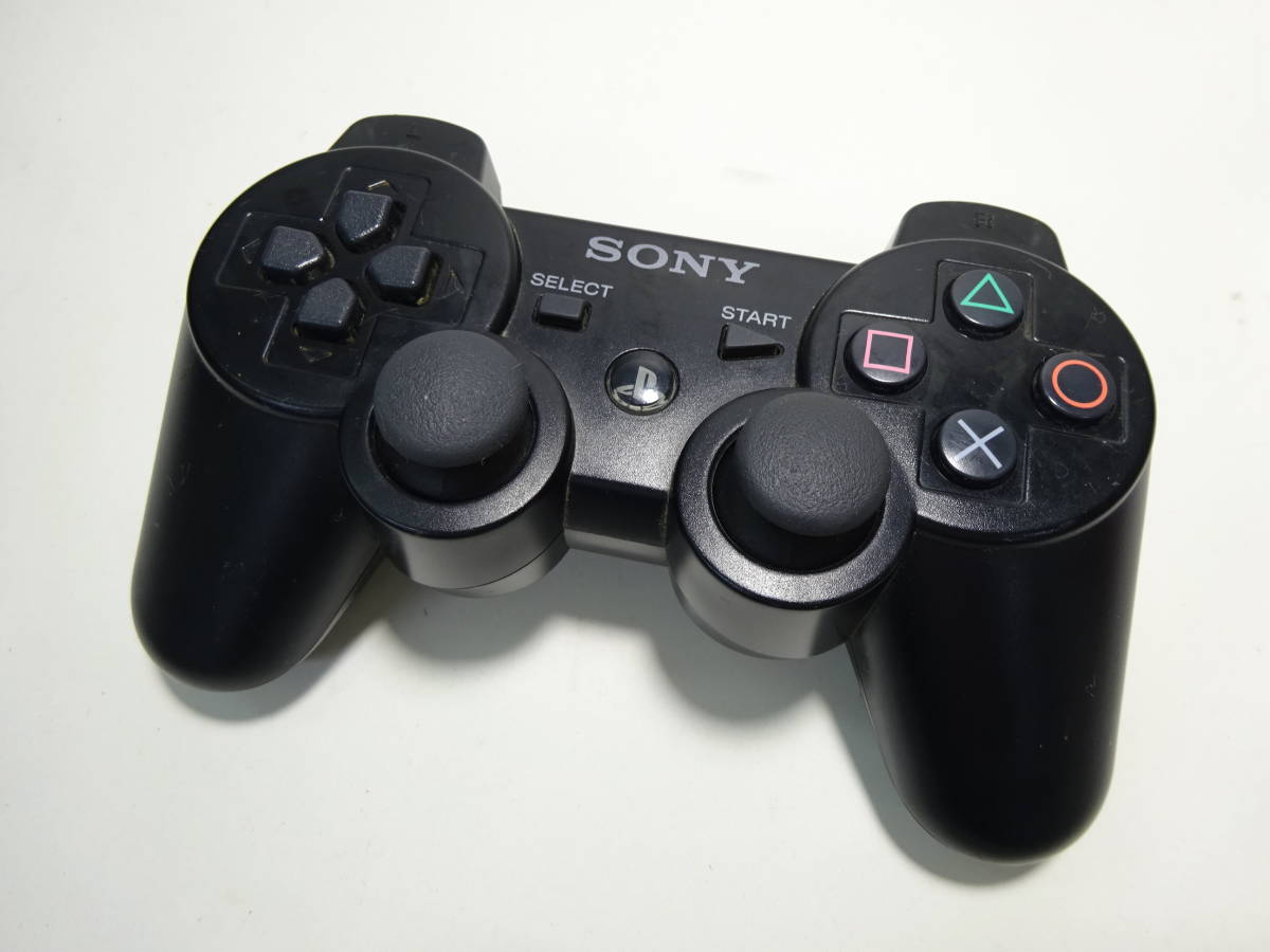 京都10★ SONY プレステ3 CECHA00 プレイステーション3 通電のみ確認済み PS3 コントローラー付き ブラック 黒_画像9