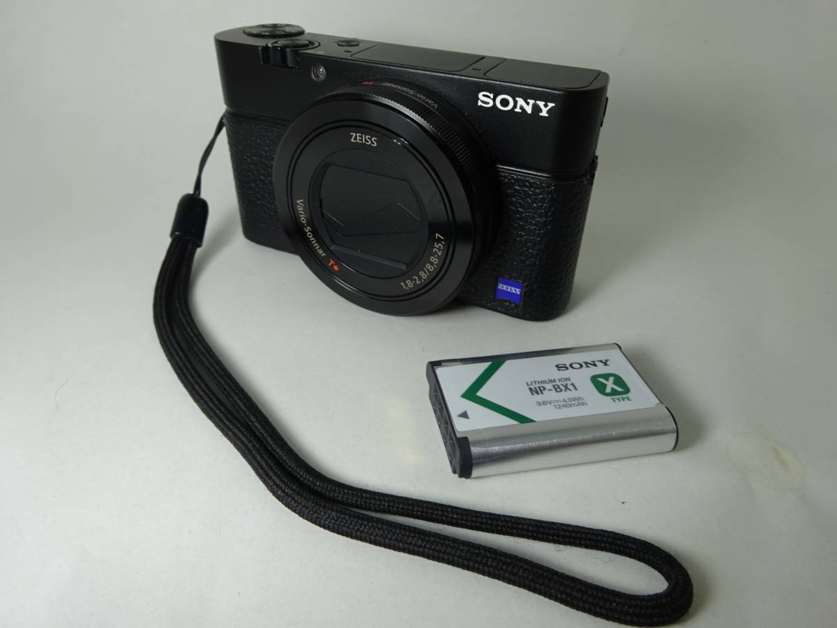 京都6☆SONY ソニー DSC-RX100M3 RX100III コンパクト デジタルスチルカメラ ZEISS 動作未確認 現状_画像1