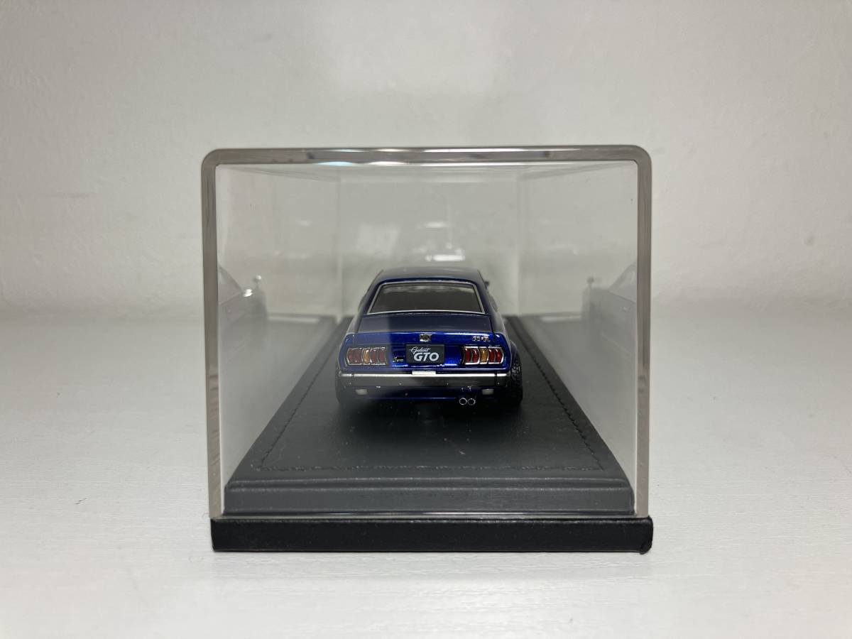 コレクター放出品22 ignition model 1/43 Mitubishi Colt Galant GTO 2000GSR ( A57 ) Blue 箱付き_画像6